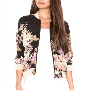 Spell & The Gypsy Collective’s Blue Skies black bomber jacket - Size M & RARE!!!